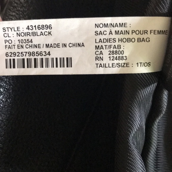 NWOT Atelier Noir Rudsak Black Leather Hobo Shoulder Bag Purse - Picture 17 of 17